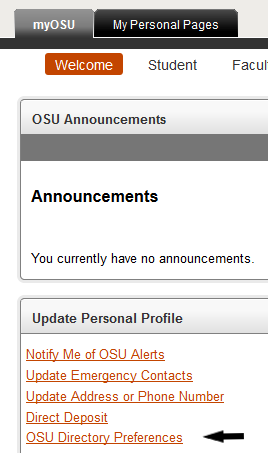 Change directory preferences photo